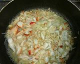 贅沢!!蟹のトマトクリームパスタ作り方3写真