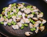 ダイエット！ムネ肉の梅マヨ炒め(糖質制限作り方3写真