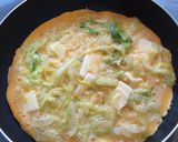 キャベツのオムレツ！お好み焼き風作り方3写真