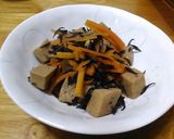 高野豆腐とひじきの煮物作り方4写真