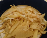たけのこのごま油とラー油炒め作り方5写真