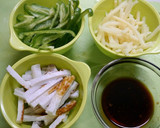 簡単！たけのこと竹輪の青椒肉絲風作り方1写真