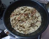 たっぷりきのことベーコンのクリーム煮作り方4写真
