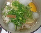 冷やしレモンの付けそば（梅肉和え）作り方5写真