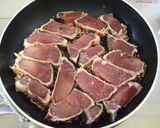 カリっと☆キヌア衣で鰹のレアステーキ作り方5写真