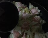 キャベツと豚肉の味噌だれかけ作り方3写真