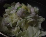 キャベツと豚肉の味噌だれかけ作り方4写真