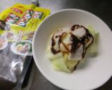 キャベツと豚肉の味噌だれかけ作り方5写真