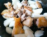 鶏ももと長芋でバルサミコ酢炒め作り方5写真
