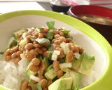 朝から元気!アボカド納豆ごはん作り方3写真