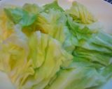 お弁当の野菜は　春キャベツのチン！♪作り方2写真
