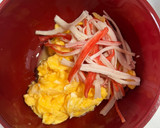 キャベツときくらげと卵で簡単中華炒め作り方5写真