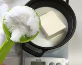 ストウブミニ（１２）で豆腐ブランマンジェ作り方3写真