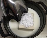ストウブミニ（１２）で豆腐ブランマンジェ作り方5写真