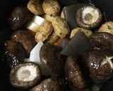 ♡大根こんにゃく椎茸の煮物作り方2写真