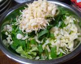 ホットプレートで簡単！もんじゃ焼き♪作り方1写真