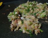 ホットプレートで簡単！もんじゃ焼き♪作り方5写真