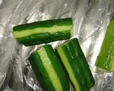 サラダチキンとキュウリの和え物作り方1写真