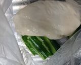 サラダチキンとキュウリの和え物作り方3写真