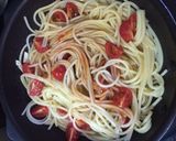 【腎臓病】トマトとクリームチーズのパスタ作り方4写真
