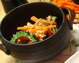 簡単☆焼肉のタレ♪成型肉とゴーヤの卵炒め作り方5写真
