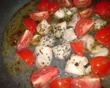 完熟トマトと鶏肉のイタリアンパスタ作り方8写真