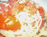 完熟トマトと鶏肉のイタリアンパスタ作り方11写真