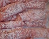 みんな大好き~♪豚薄肉にチーズくるくる作り方3写真