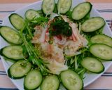 ありあわせサラダ（冷やしワンタン）作り方5写真