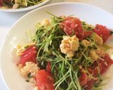 朝食にササっと☆豆苗ツナトマト炒め作り方4写真