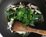 残り物焼き豚の和風パスタランチ作り方4写真
