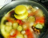 南欧風白身魚と野菜のオープンオムレツ作り方4写真