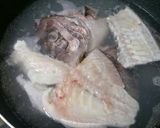フライパンでじっくり煮込む鯛のあら炊き♡作り方2写真
