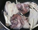 フライパンでじっくり煮込む鯛のあら炊き♡作り方4写真