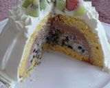 バースデー♡アイスクリーム♡ズコット作り方7写真
