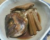フライパンでじっくり煮込む鯛のあら炊き♡作り方8写真