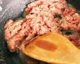 ハンバーグのリメイクに！ミートソーススパ作り方3写真