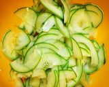 摘果メロンでしゃぶしゃぶサラダおかず作り方4写真
