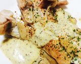茹で鶏の粒マスタードソース作り方3写真