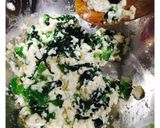 小松菜と豆腐の中華風胡麻和え作り方2写真