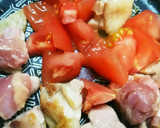 簡単！トマトＤEさわやか風味の親子丼♪作り方4写真