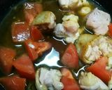 簡単!トマトDEさわやか風味の親子丼♪作り方5写真