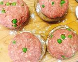 グリーンピース入り椎茸の肉詰め作り方9写真