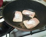 かじきまぐろのごまポン照焼き作り方5写真