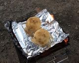 キャンプメシ＊味噌焼きおにぎり作り方1写真