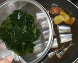 魚・サンマとワカメの梅しょうが煮♪作り方9写真