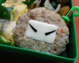 お魚ハンバーグ de 忍者☆弁当作り方4写真