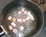 グリーンズ(小松菜のベーコン煮)作り方4写真