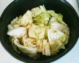 やみつき☆超簡単なキャベツ蒸しポン酢作り方2写真