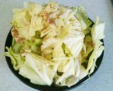 やみつき☆超簡単なキャベツ蒸しポン酢作り方3写真